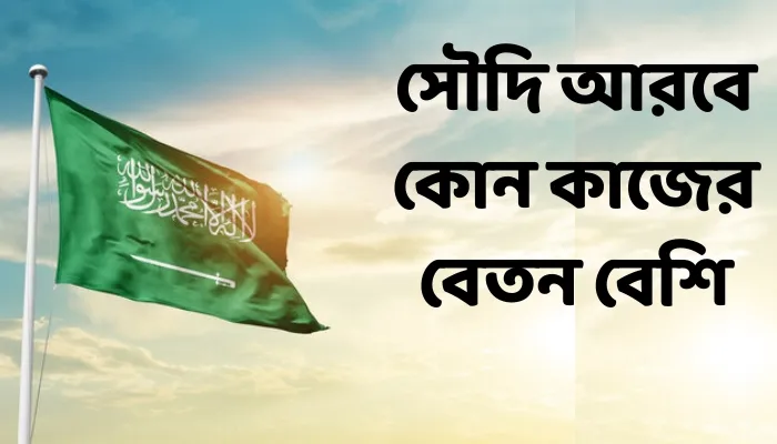 সৌদি আরবে কোন কাজের বেতন বেশি